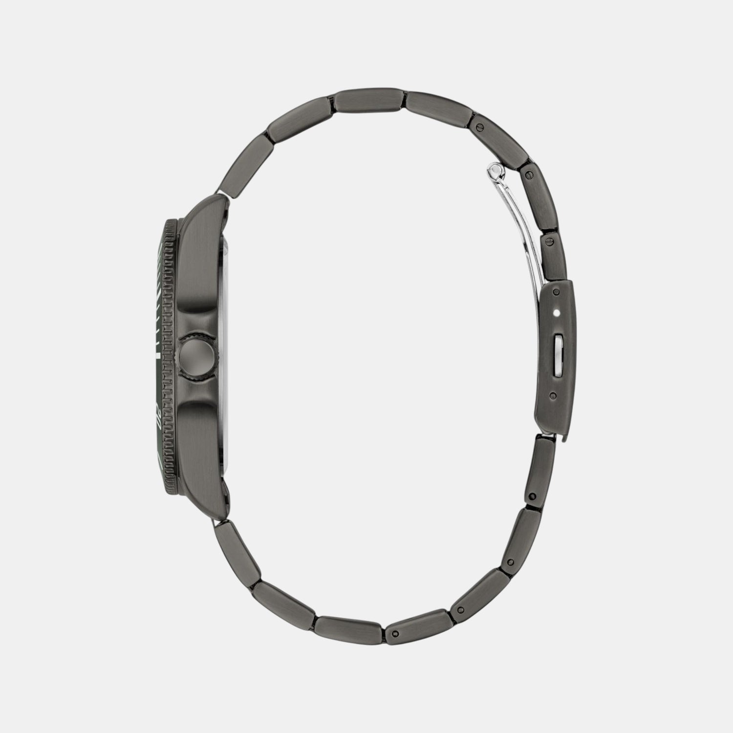 Cliff Men Quartz Green Dial Analog Stainless Steel Watch GW0968G3