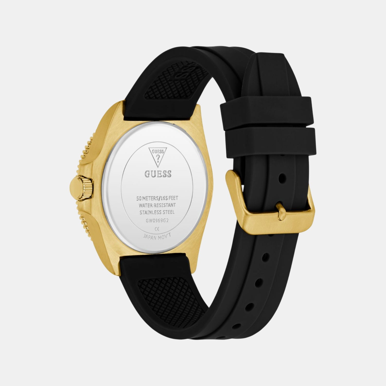 Sport Men Quartz Green Dial Analog Silicone Watch GW0969G2