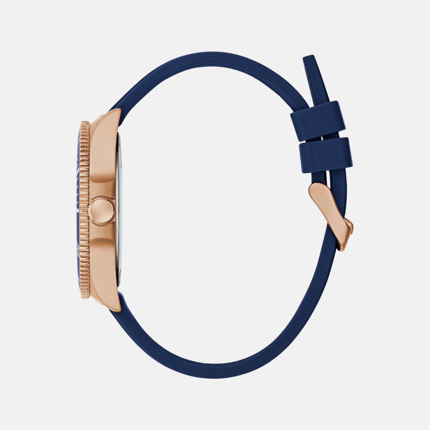 Sport Men Quartz Blue Dial Analog Silicone Watch GW0969G3