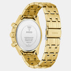 Men Quartz Champagne Dial Chronograph Stainless Steel Watch GW0971G2