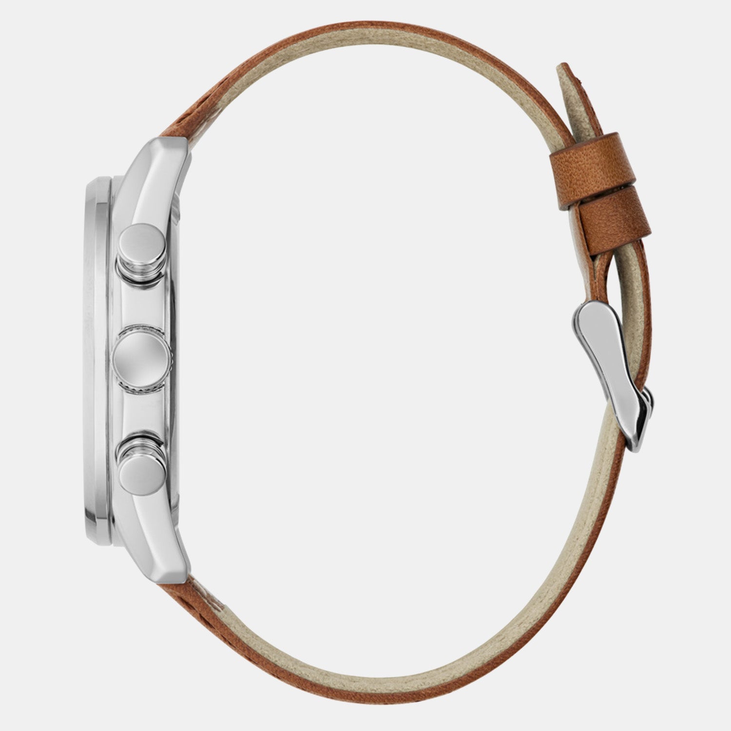 Men Quartz Blue Dial Chronograph Leather Watch GW0972G1