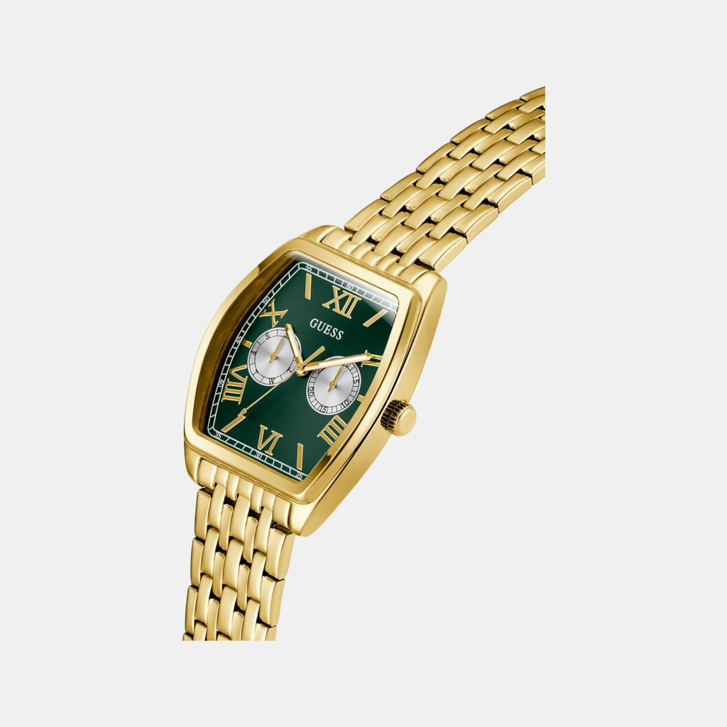 Gd Gabriel Men Quartz Green Dial Analog Stainless Steel GW0975G2