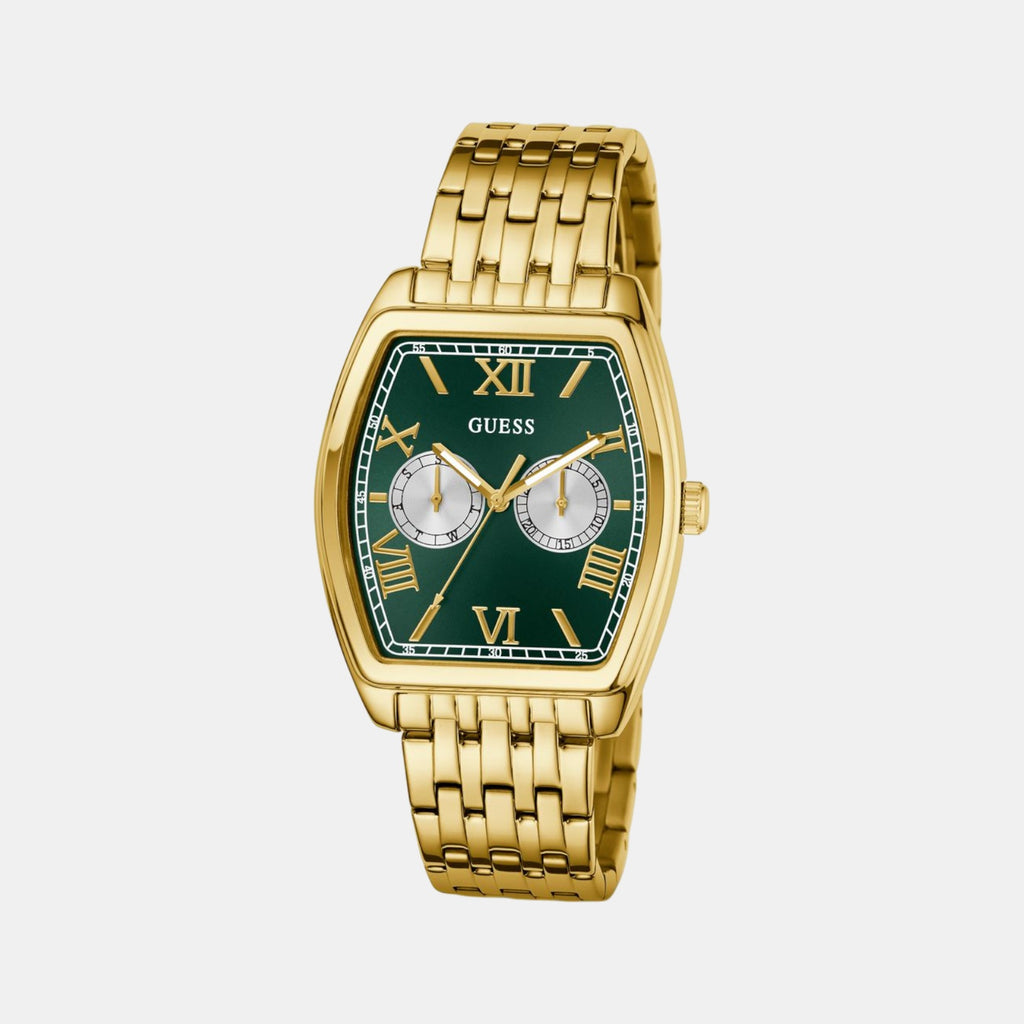 Gd Gabriel Men Quartz Green Dial Analog Stainless Steel GW0975G2