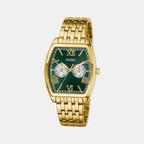 Gd Gabriel Men Quartz Green Dial Analog Stainless Steel GW0975G2