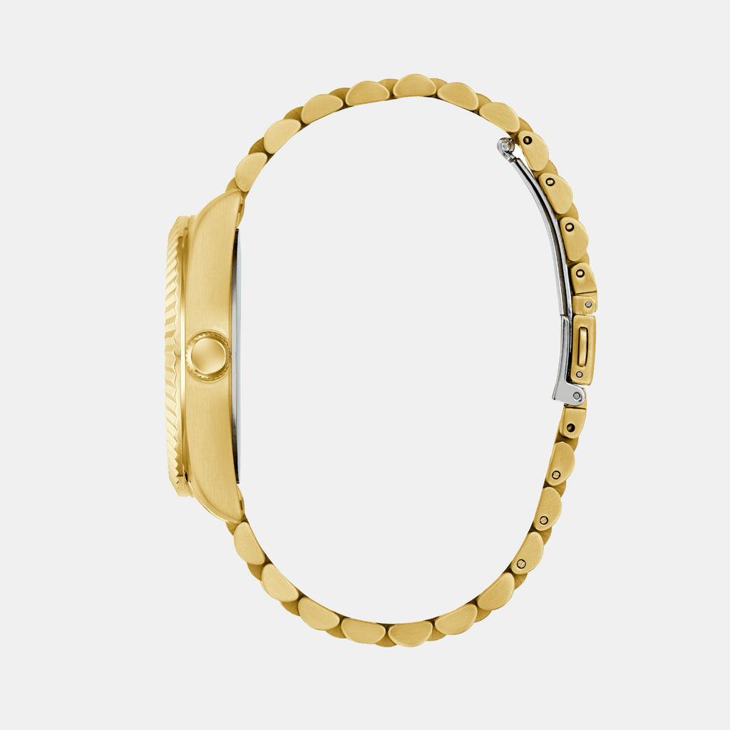 Jaden Men Quartz Champagne Dial Analog Stainless Steel Watch GW0977G2