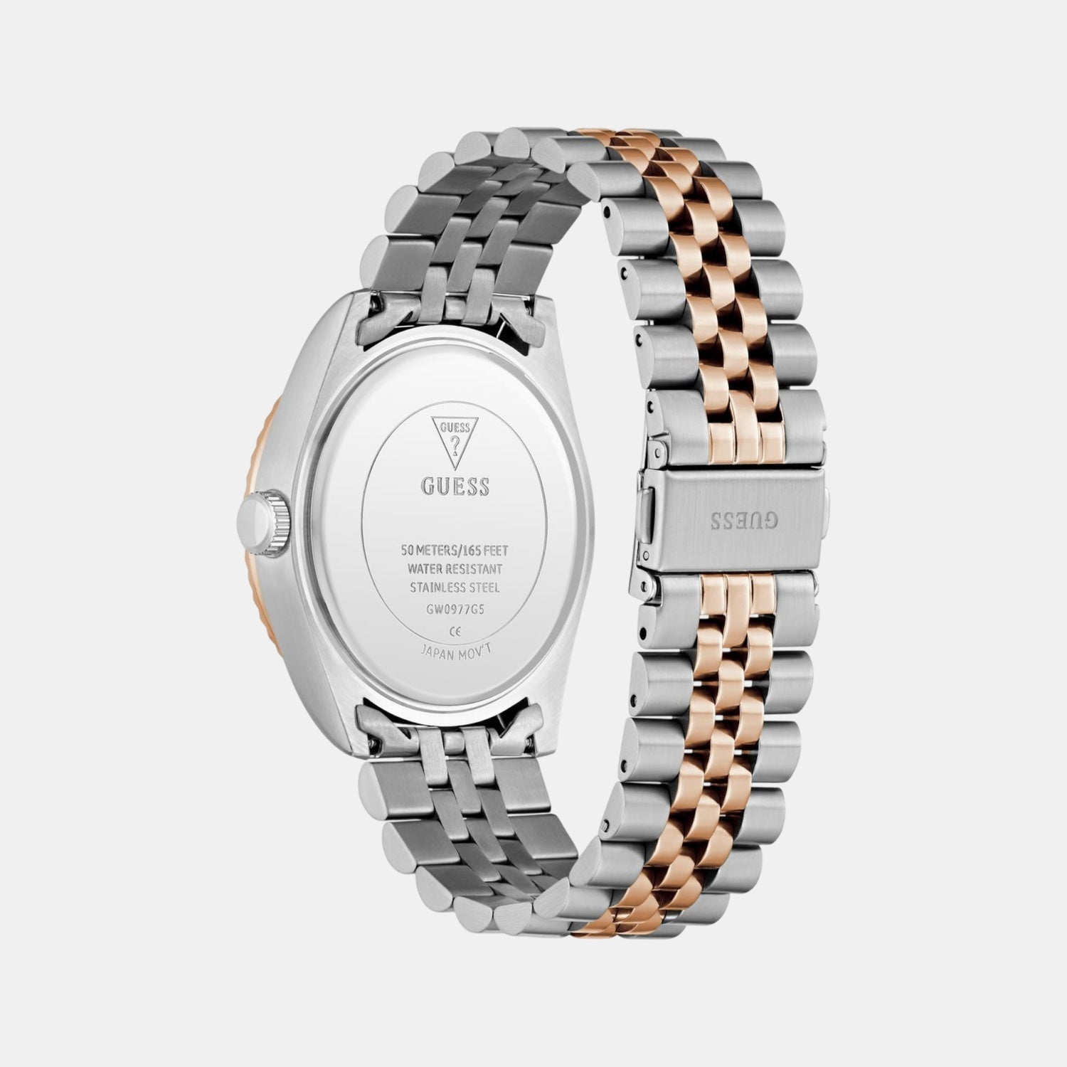 Dress Men Quartz Blue Dial Analog Recycled Steel Watch GW0977G5