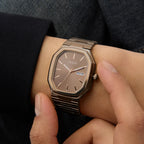 Guess Dress Men Quartz Bronze Dial Analog Stainless Steel Watch GW0978G3