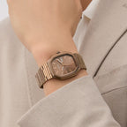 Guess Dress Men Quartz Bronze Dial Analog Stainless Steel Watch GW0978G3