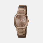 Guess Dress Men Quartz Bronze Dial Analog Stainless Steel Watch GW0978G3