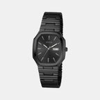 Dress Men Quartz Black Dial Analog Recycled Steel Watch GW0978G4