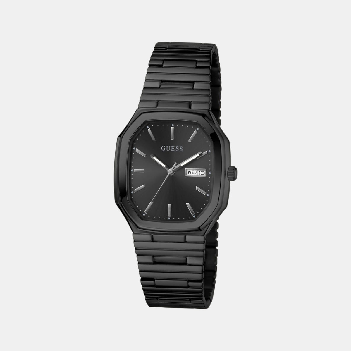 Gd Oliver Men Quartz Black Dial Analog Stainless Steel Watch Gw0978G4