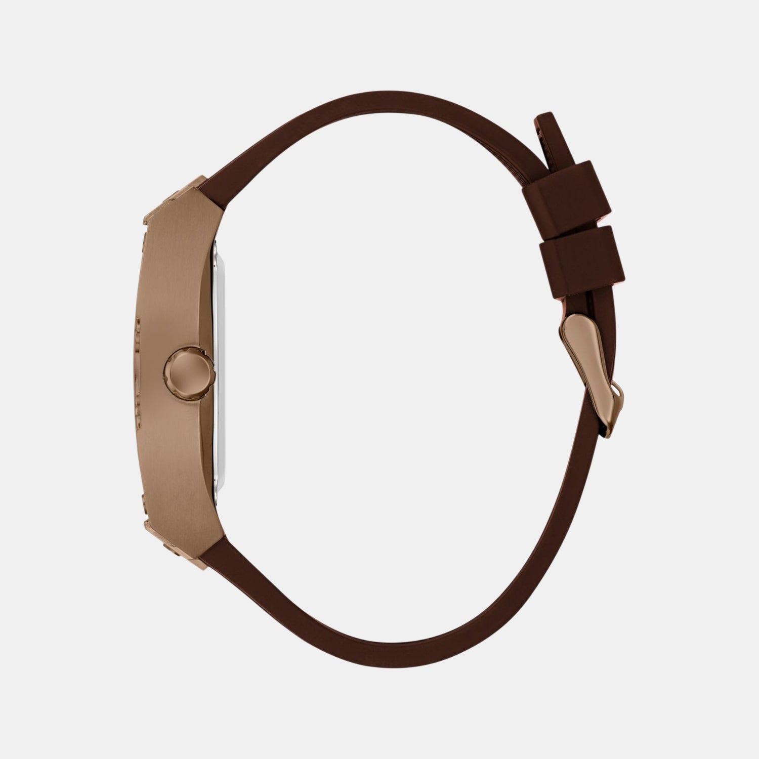 Dress Men Automatic Silver Dial Analog Silicone Watch GW0980G3