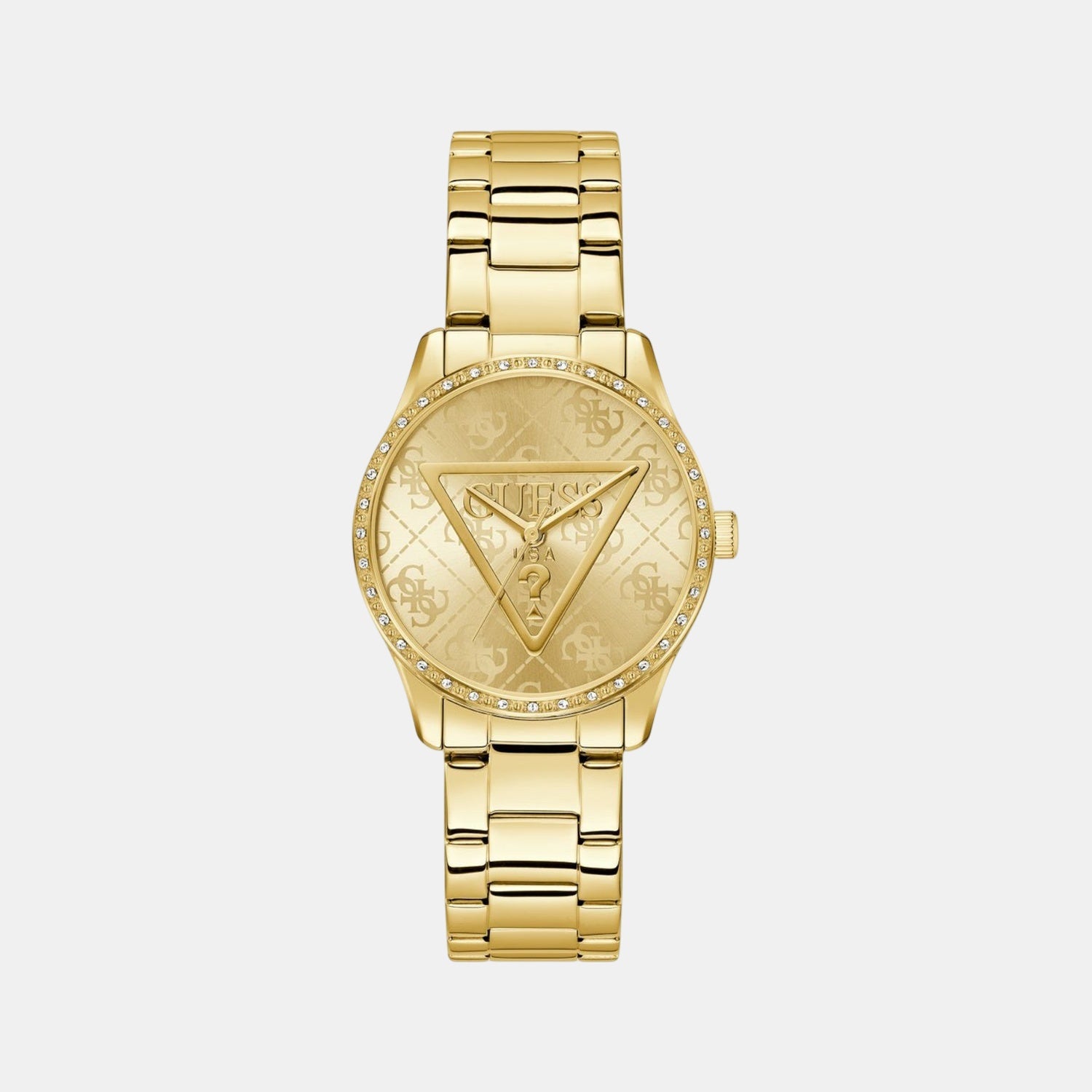 Roxy Women Quartz Champagne Dial Analog Stainless Steel Watch GW0987L2