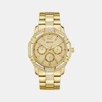 Guess Trend Men Quartz Champagne Dial Multi-Function Stainless Steel Watch GW0990G2