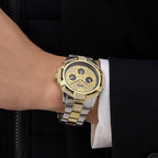 Guess Trend Men Quartz Black Dial Multi-Function Stainless Steel Watch GW0990G4