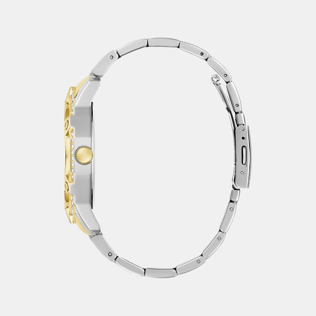 Trend Men Quartz Black Dial Multi-Function Stainless Steel Watch GW0990G4