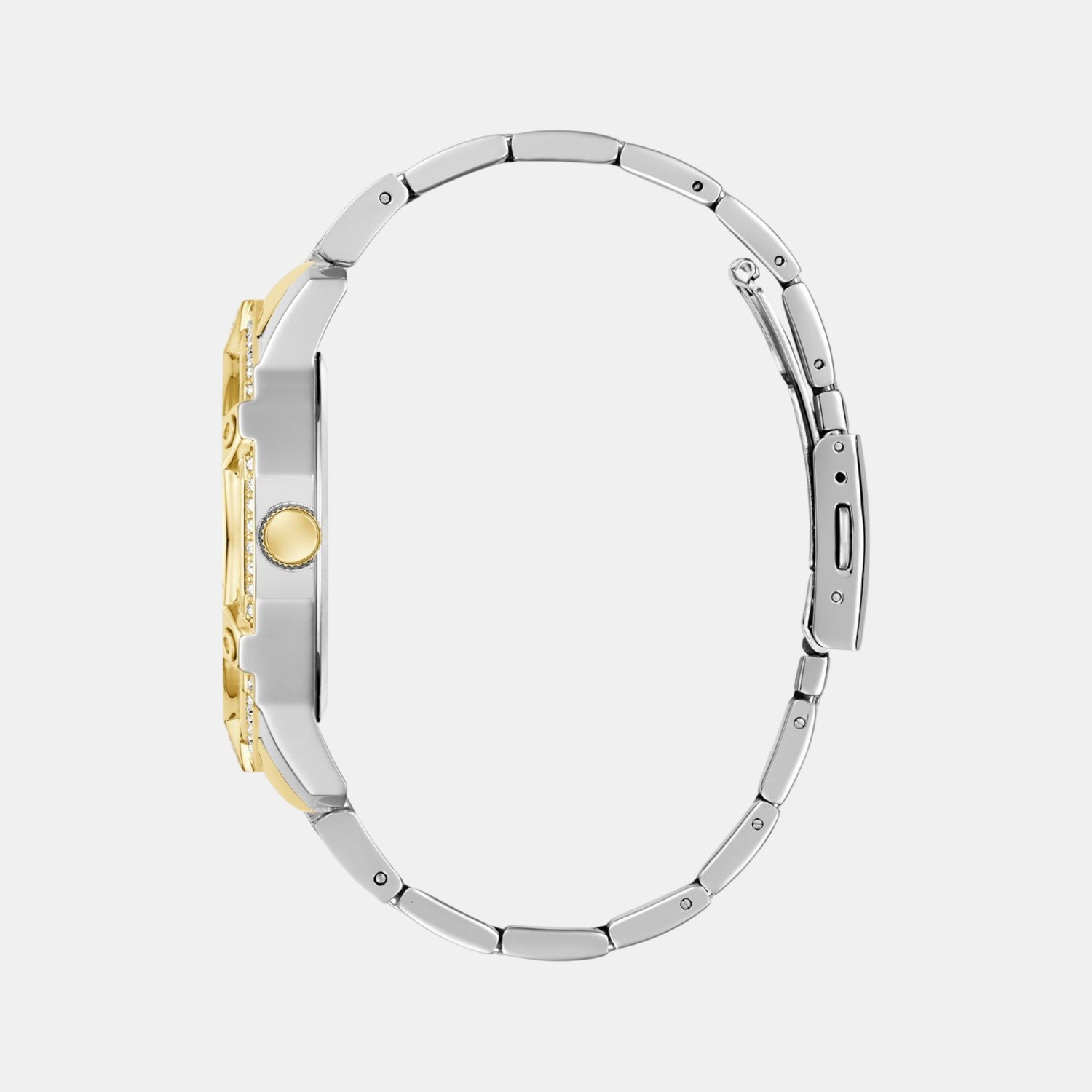 Trend Men Quartz Black Dial Multi-Function Stainless Steel Watch GW0990G4