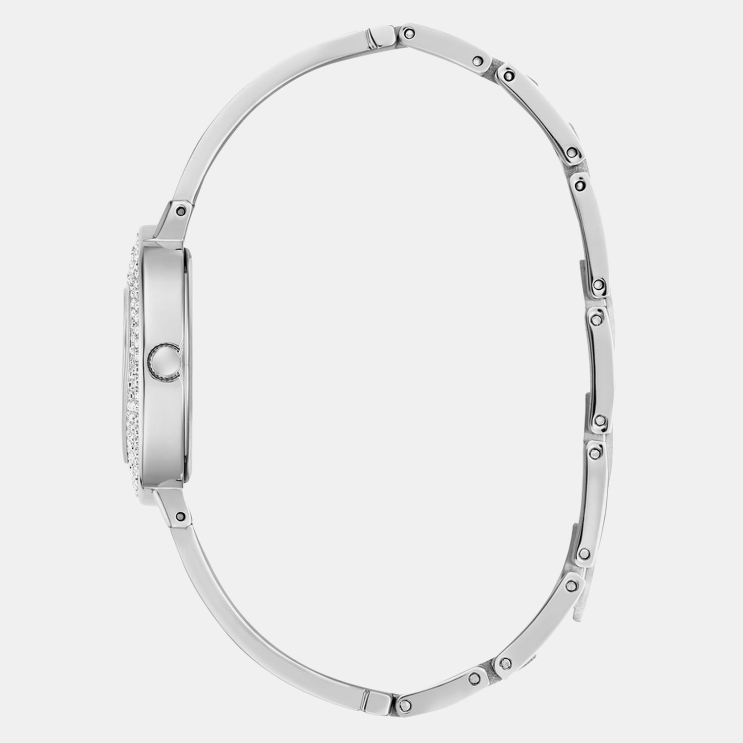 Women Quartz White Dial Analog Stainless Steel Watch GW0991L1
