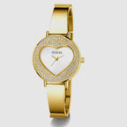 Women Quartz White Dial Analog Stainless Steel Watch GW0991L2
