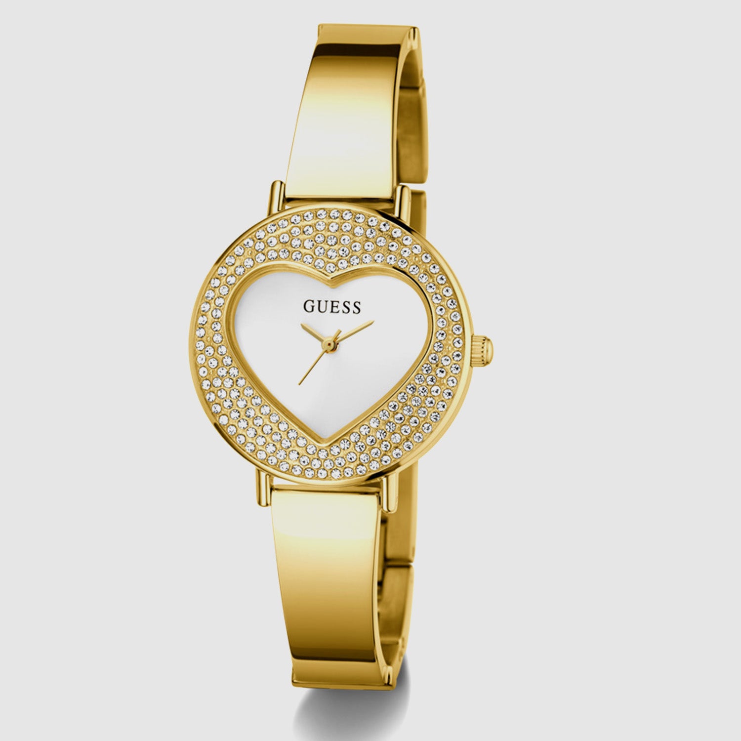 Women Quartz White Dial Analog Stainless Steel Watch GW0991L2