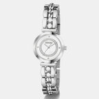 Women Quartz White Dial Analog Stainless Steel Watch GW0994L1