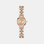 Women Quartz Rose Gold Dial Analog Stainless Steel Watch GW0994L4