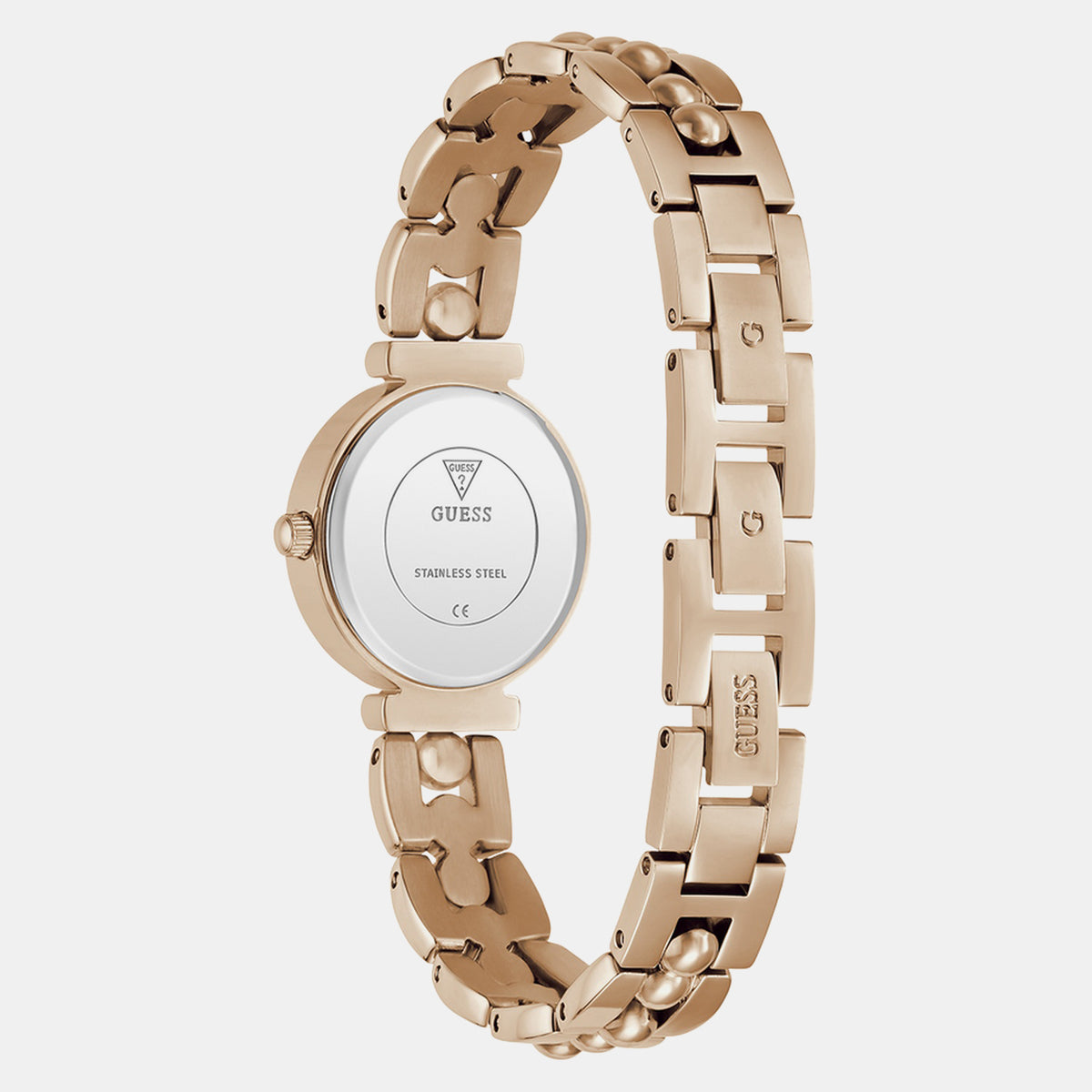 Gb Leena Women Quartz Rose Gold Dial Analog Stainless Steel Watch Gw0994L4