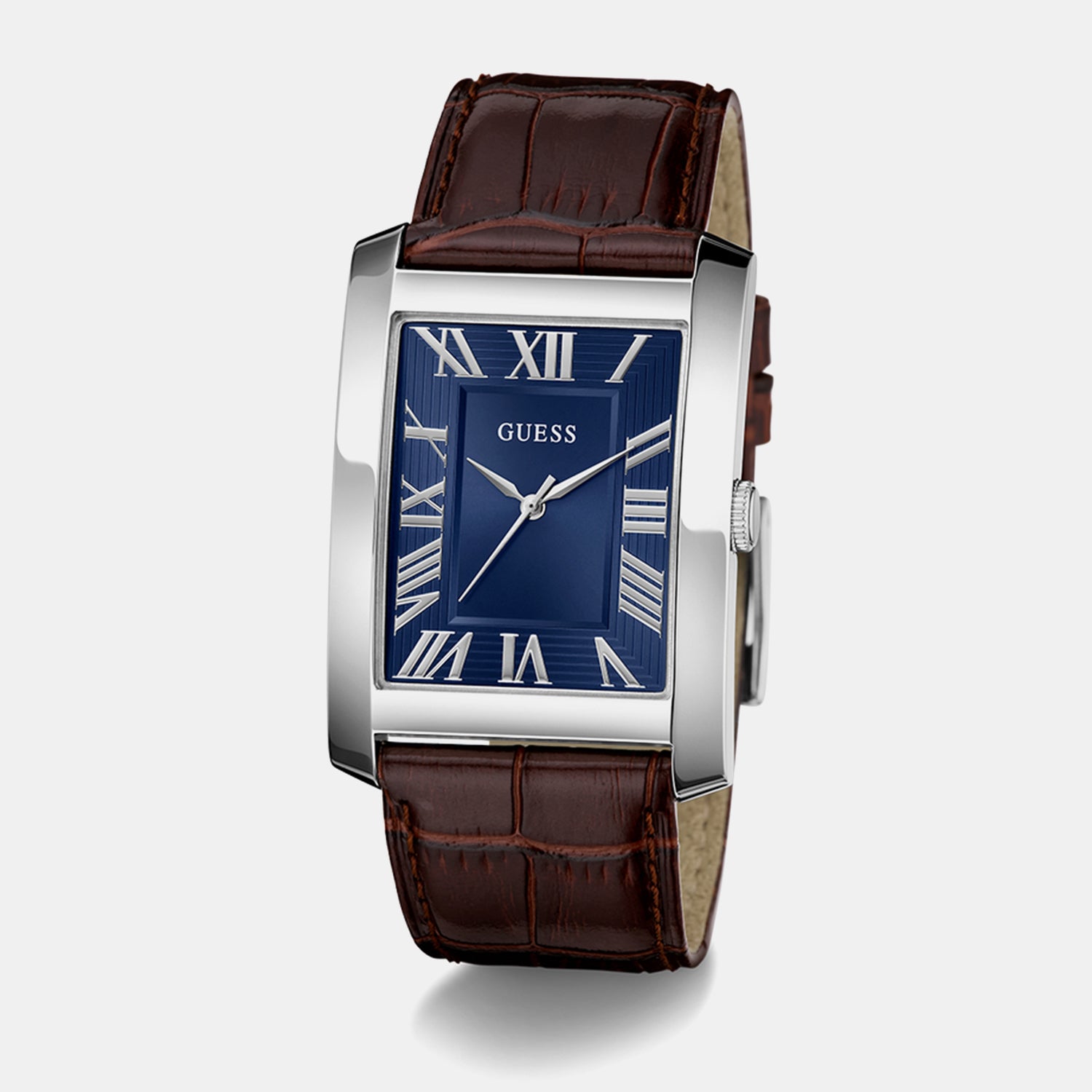 Men Quartz Blue Dial Analog Leather Watch GW1003G2