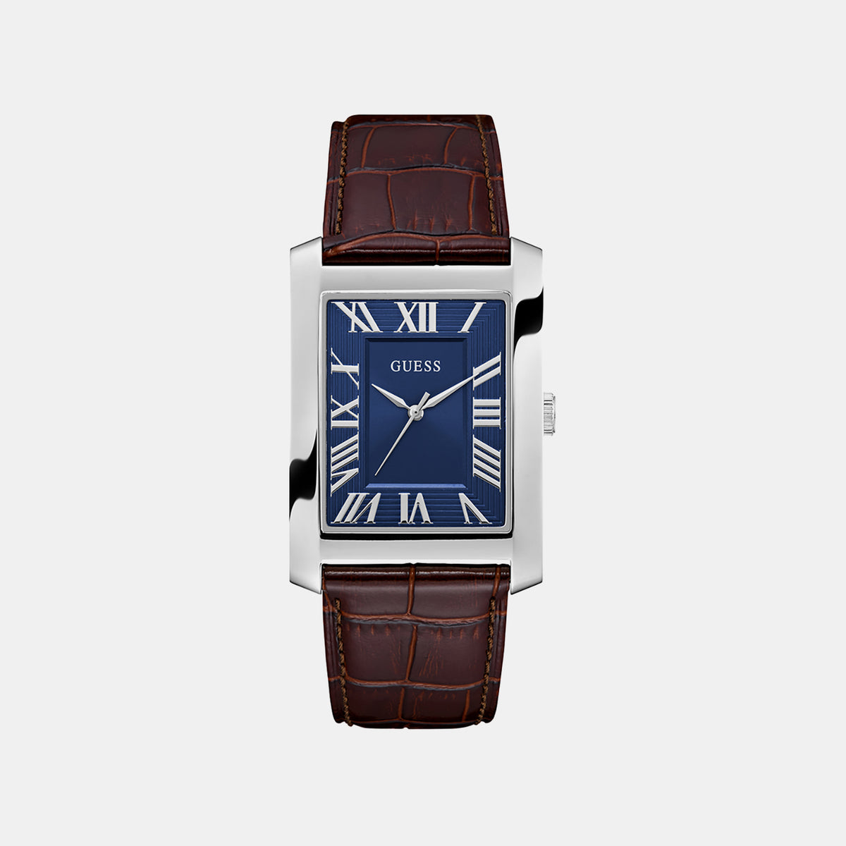 Gd Clyde Men Quartz Blue Dial Analog Leather Watch Gw1003G2