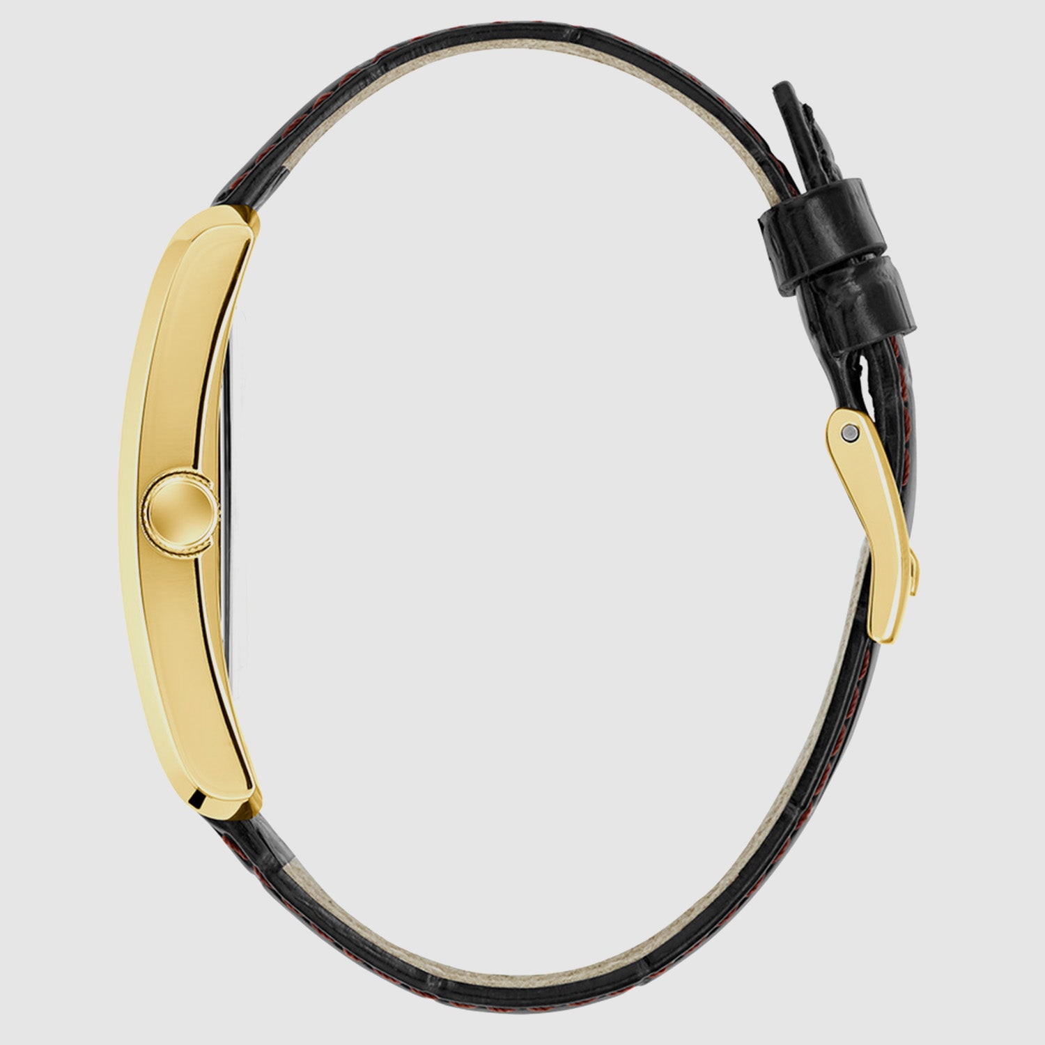 Men Quartz Green Dial Analog Leather Watch GW1003G3