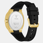 Men Quartz Green Dial Analog Silicone Watch GW1005G2