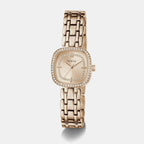 Hazel Women Quartz Rose Gold Dial Analog Stainless Steel Watch GW1018L4