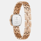 Hazel Women Quartz Rose Gold Dial Analog Stainless Steel Watch GW1018L4