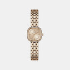 Hazel Women Quartz Rose Gold Dial Analog Stainless Steel Watch GW1018L4