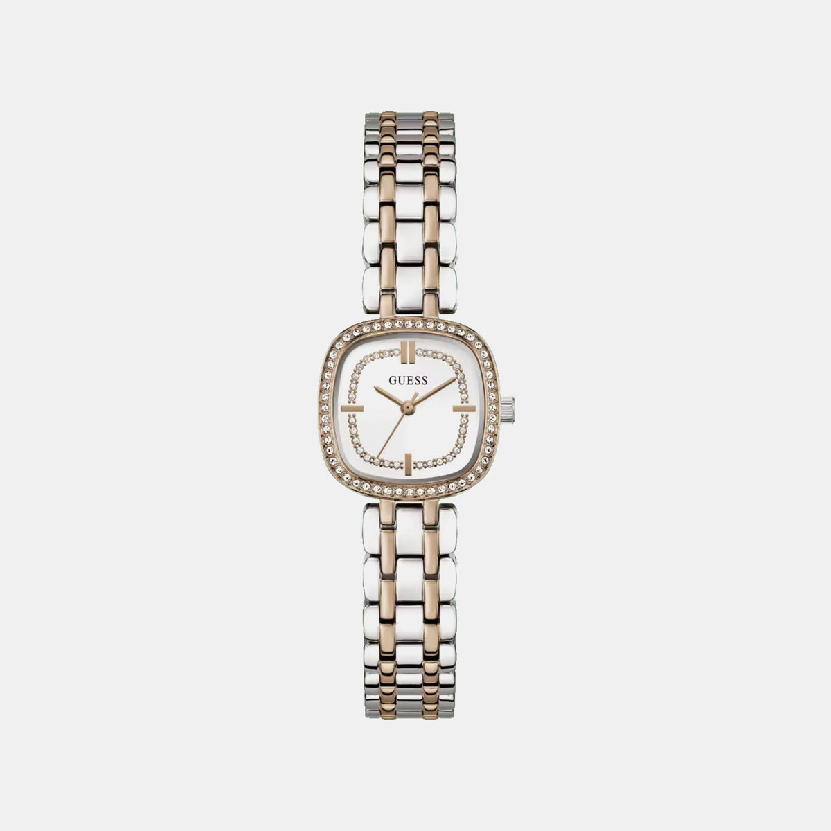 Gb Hazel Women Quartz White Dial Analog Stainless Steel Watch Gw1018L5