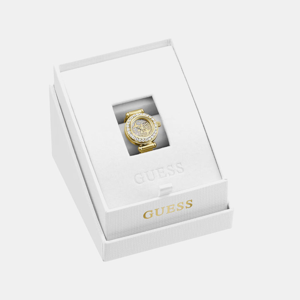 Women Quartz Gold Dial Analog Stainless Steel Watch GW1022L2