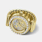 Women Quartz Gold Dial Analog Stainless Steel Watch GW1022L2