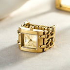 Women Quartz Gold Dial Analog Stainless Steel Watch GW1025L2
