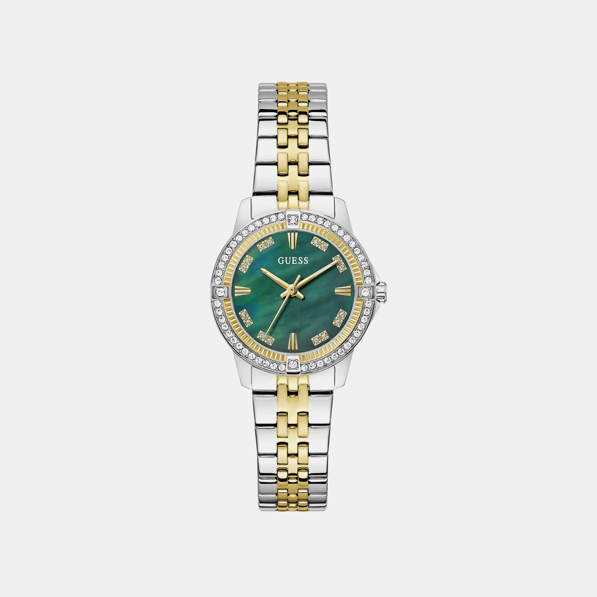 Gd Colette Women Quartz Green Dial Analog Stainless Steel Watch Gw1027L3