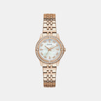 Women Quartz Mother Of Pearl Dial Analog Stainless Steel Watch GW1027L4