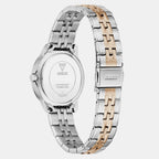 Women Quartz Mother Of Pearl Dial Analog Stainless Steel Watch GW1027L5