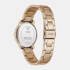 Women Quartz Brown Dial Analog Stainless Steel Watch GW1028L4