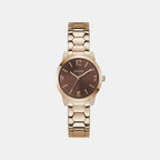 Women Quartz Brown Dial Analog Stainless Steel Watch GW1028L4