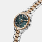 Women Quartz Turquoise Dial Chronograph Stainless Steel Watch GW1031L5