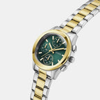 Women Quartz Green Dial Chronograph Stainless Steel Watch GW1031L6