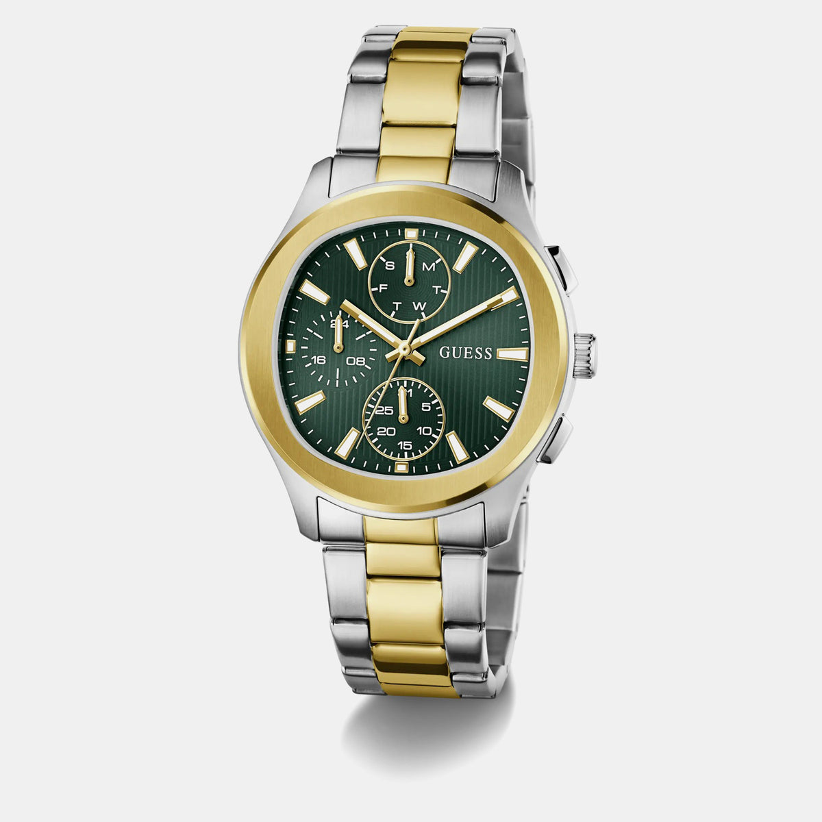 Gd Palmer Men Quartz Green Dial Chronograph Stainless Steel Watch Gw1048G4