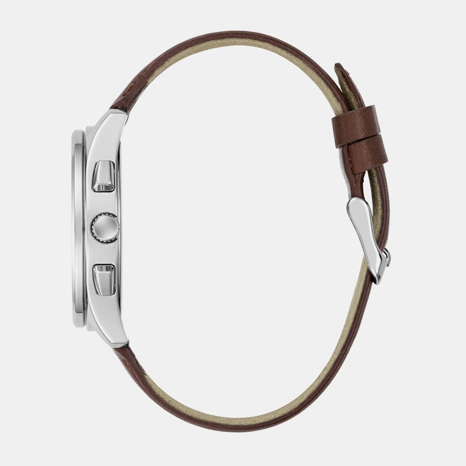 Men Quartz Green Dial Chronograph Leather Watch GW1049G1