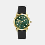 Men Quartz Green Dial Analog Silicone Watch GW1056G2