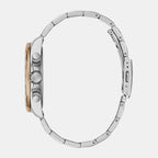 Men Quartz Silver Dial Chronograph Stainless Steel Watch GW1058G6