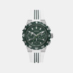 Gs Fore Men Quartz Green Dial Multi-Function Silicone Watch Gw1059G1